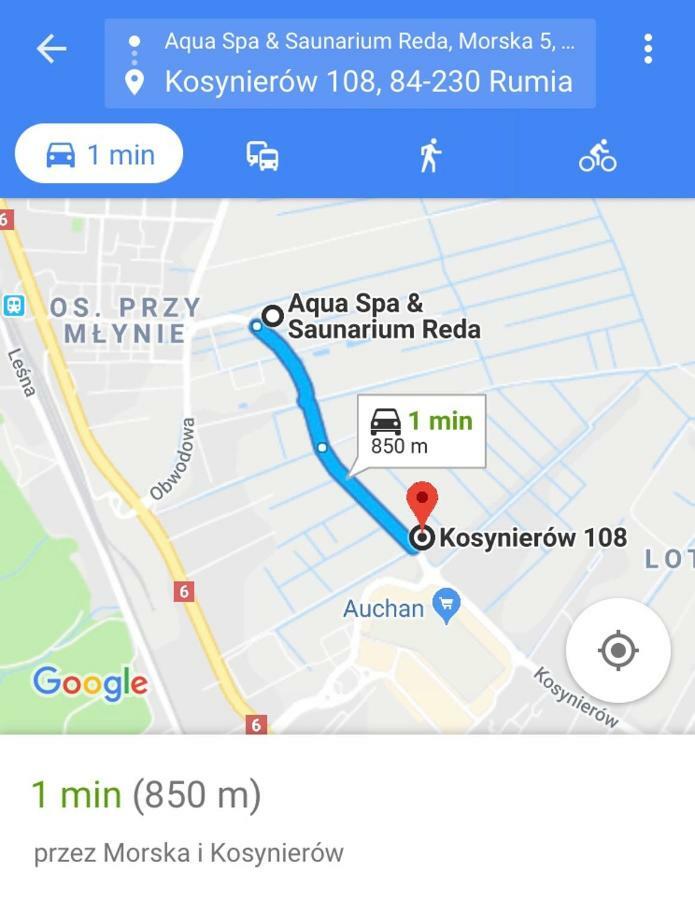 Apartament Przy Aquaparku W Redzie Румя Экстерьер фото