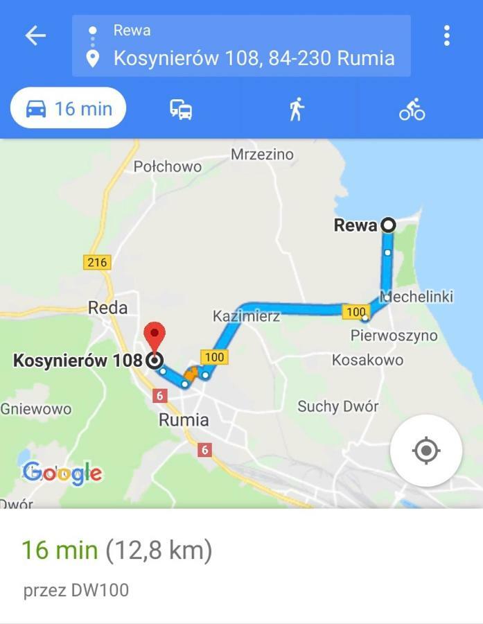 Apartament Przy Aquaparku W Redzie Румя Экстерьер фото